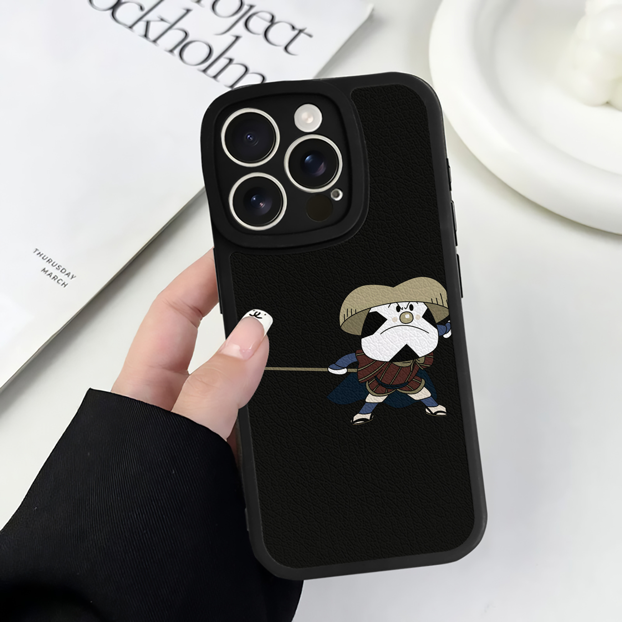 （画像用） アンパンマン Anpanman 【iPhone 16シリーズ対応】シリコンスマホケース（レザー調） 材質：シリコン